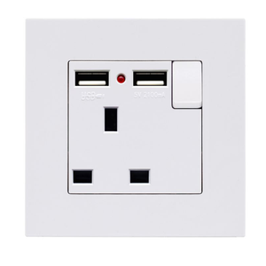 Spy Camera In UK-Style USB Outlet