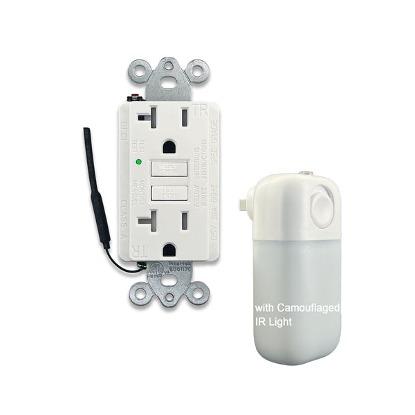 NV US Standard GFCI Outlet Spy Camera (Item No.1131)